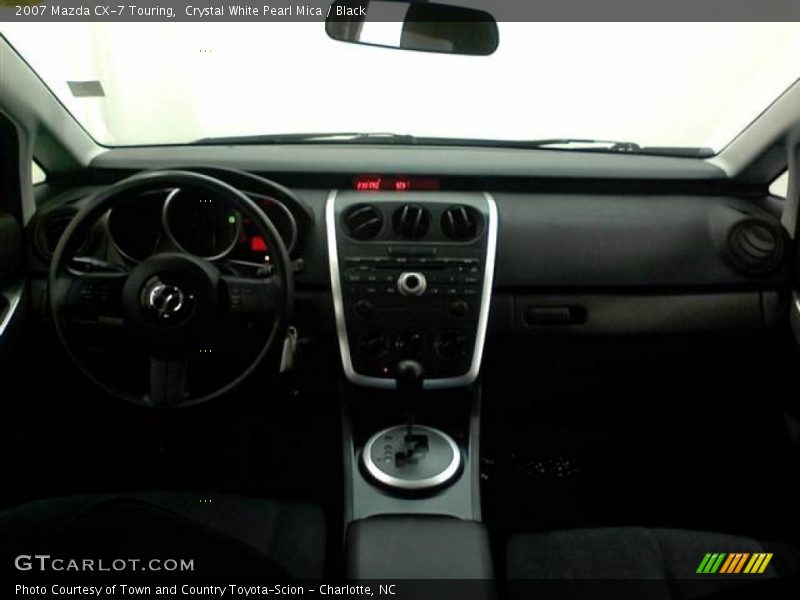 Crystal White Pearl Mica / Black 2007 Mazda CX-7 Touring