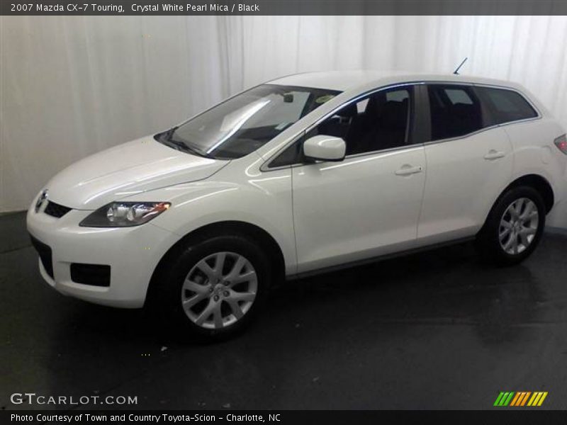 Crystal White Pearl Mica / Black 2007 Mazda CX-7 Touring