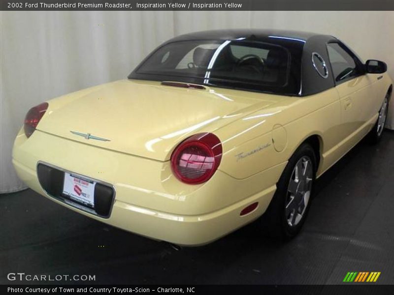 Inspiration Yellow / Inspiration Yellow 2002 Ford Thunderbird Premium Roadster