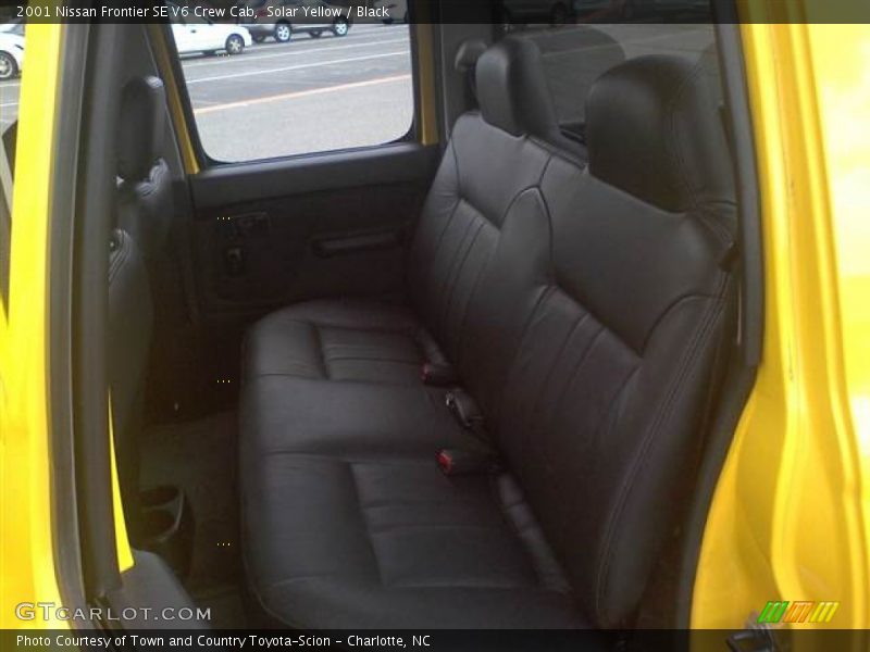 Solar Yellow / Black 2001 Nissan Frontier SE V6 Crew Cab