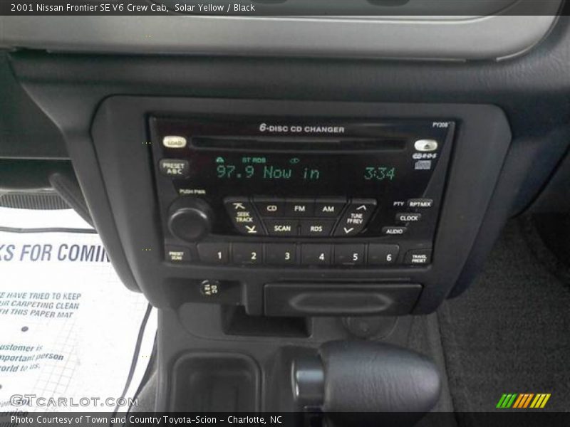 Solar Yellow / Black 2001 Nissan Frontier SE V6 Crew Cab