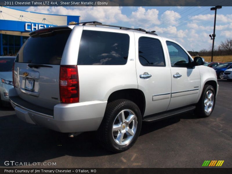 Sheer Silver Metallic / Ebony 2011 Chevrolet Tahoe LTZ 4x4