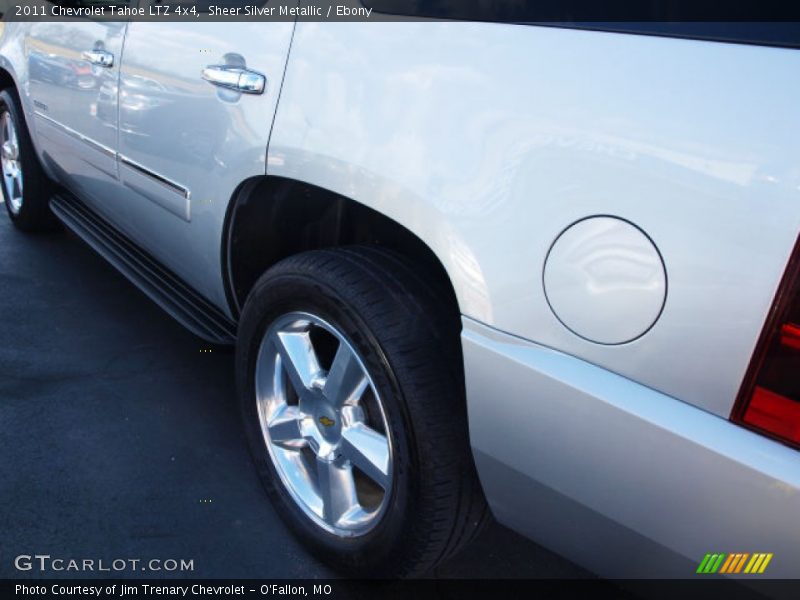 Sheer Silver Metallic / Ebony 2011 Chevrolet Tahoe LTZ 4x4