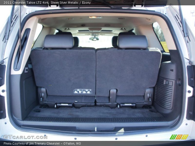 Sheer Silver Metallic / Ebony 2011 Chevrolet Tahoe LTZ 4x4