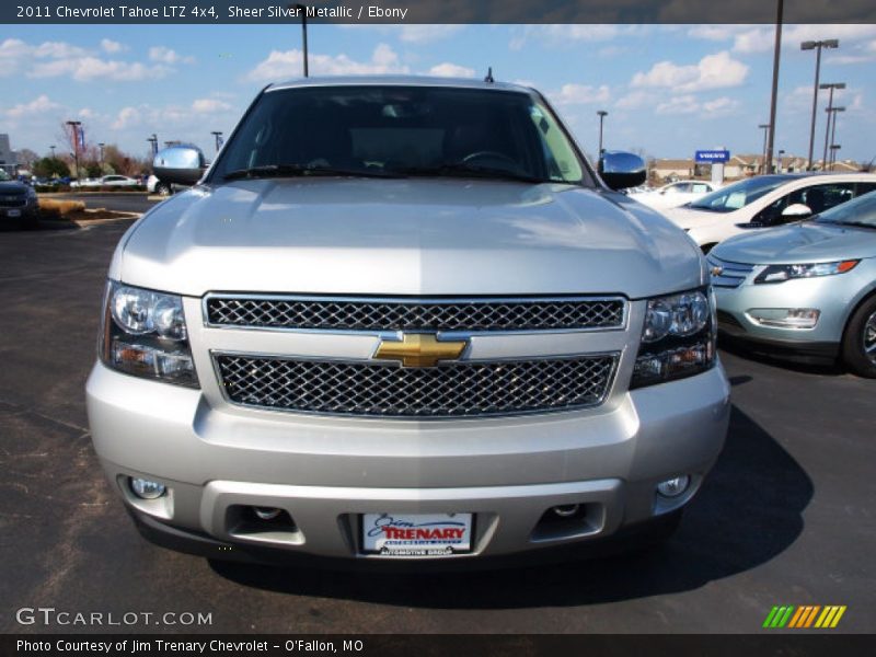Sheer Silver Metallic / Ebony 2011 Chevrolet Tahoe LTZ 4x4