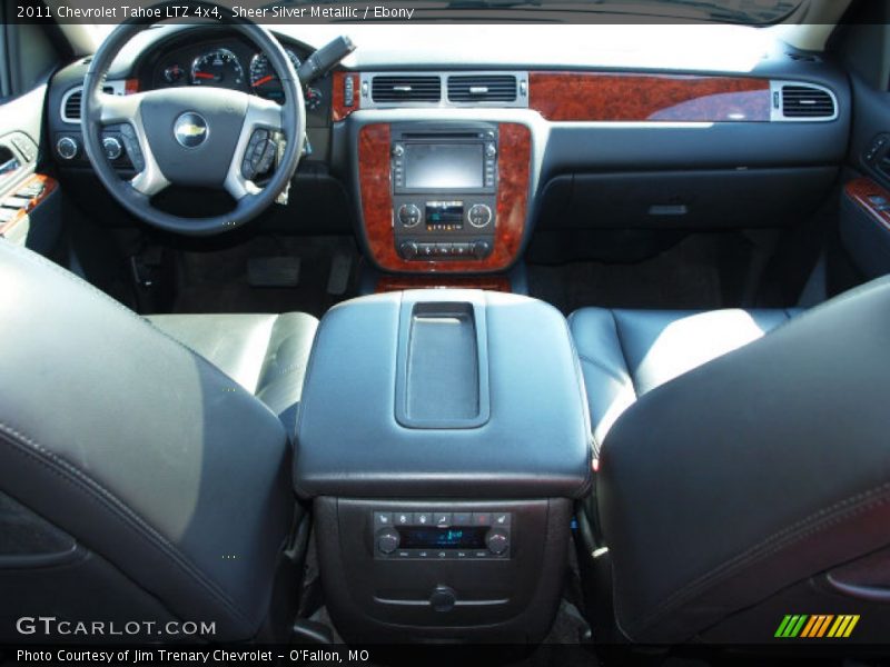 Sheer Silver Metallic / Ebony 2011 Chevrolet Tahoe LTZ 4x4