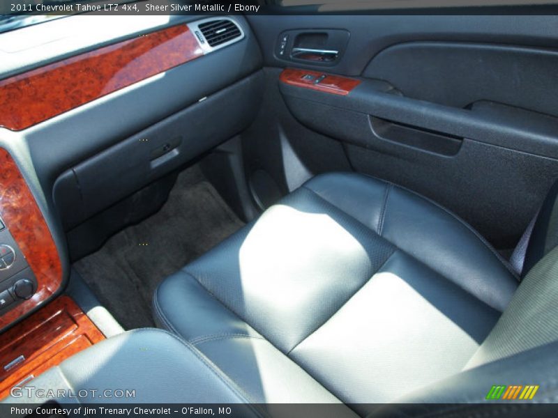 Sheer Silver Metallic / Ebony 2011 Chevrolet Tahoe LTZ 4x4