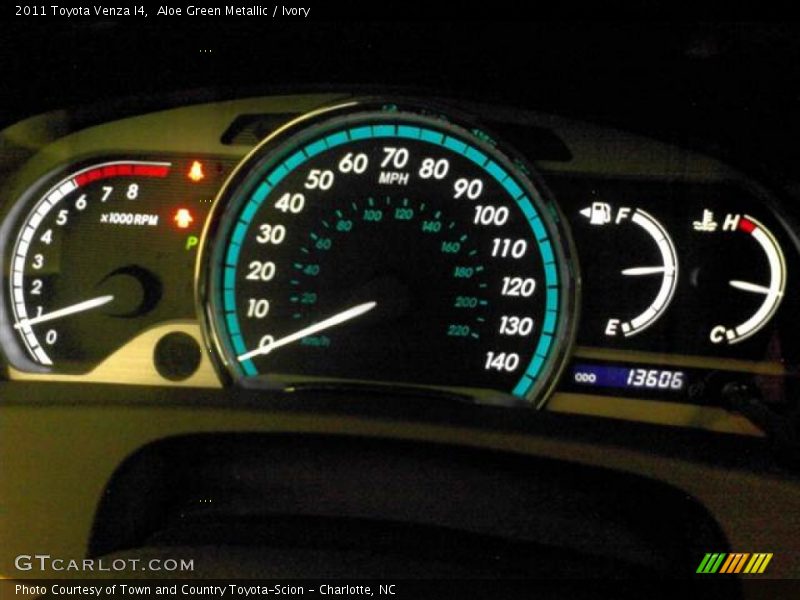 Aloe Green Metallic / Ivory 2011 Toyota Venza I4