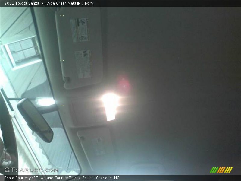 Aloe Green Metallic / Ivory 2011 Toyota Venza I4