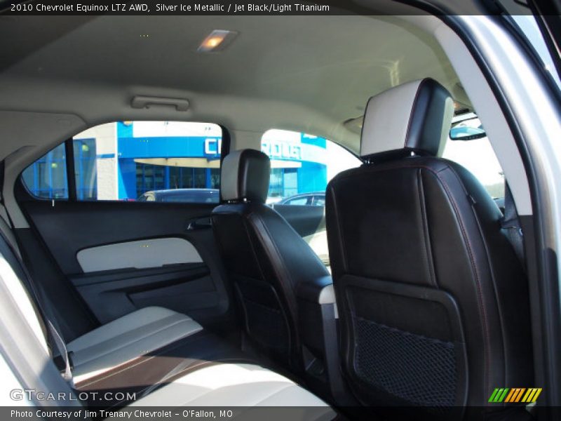 Silver Ice Metallic / Jet Black/Light Titanium 2010 Chevrolet Equinox LTZ AWD