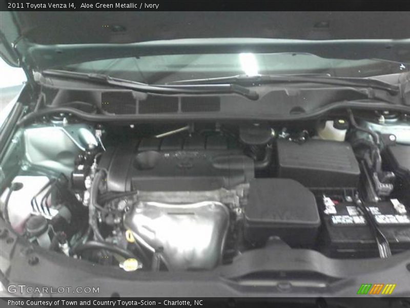 Aloe Green Metallic / Ivory 2011 Toyota Venza I4