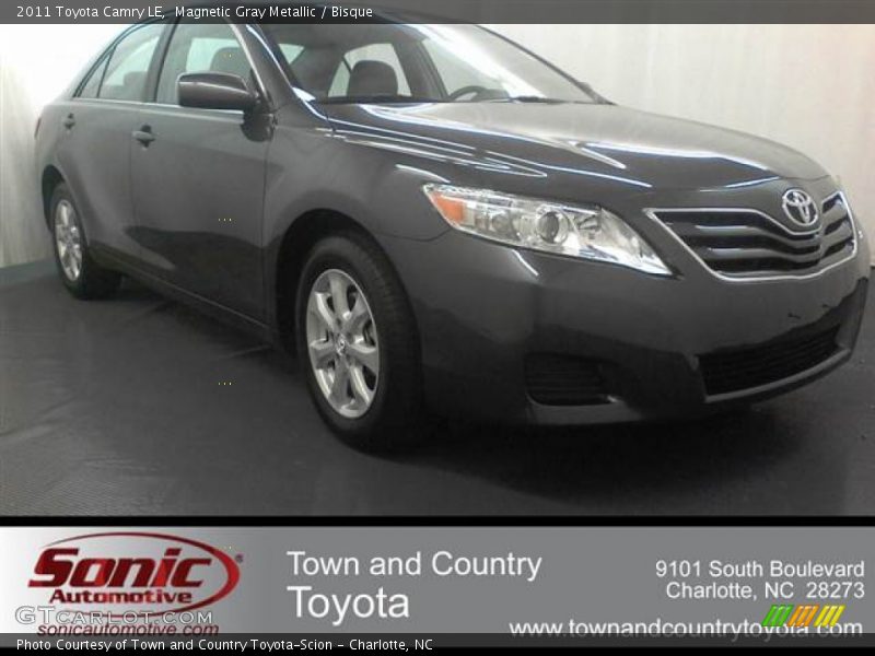 Magnetic Gray Metallic / Bisque 2011 Toyota Camry LE
