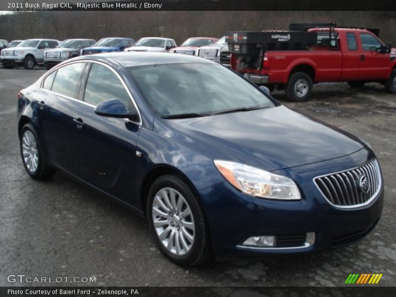 Majestic Blue Metallic / Ebony 2011 Buick Regal CXL