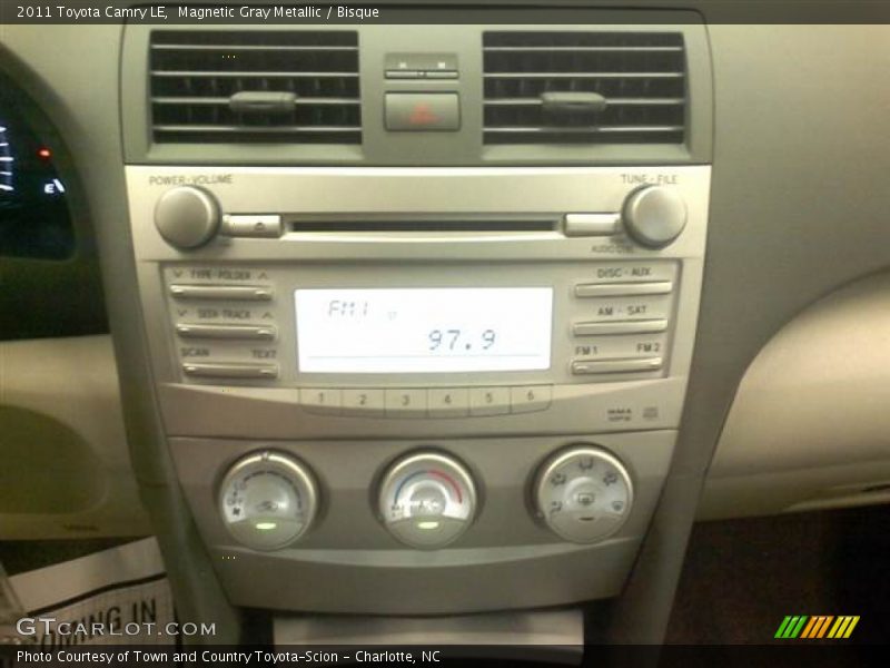 Magnetic Gray Metallic / Bisque 2011 Toyota Camry LE