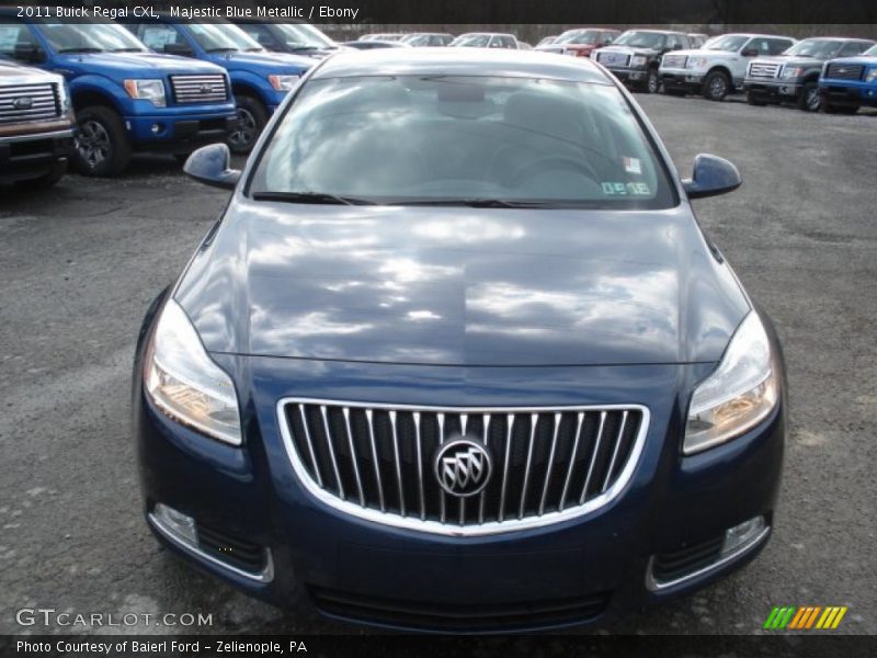 Majestic Blue Metallic / Ebony 2011 Buick Regal CXL
