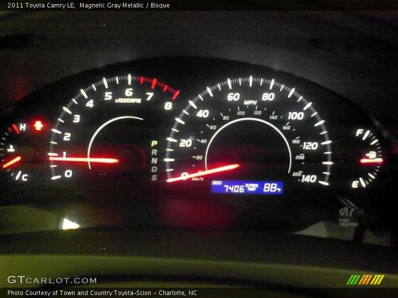 Magnetic Gray Metallic / Bisque 2011 Toyota Camry LE