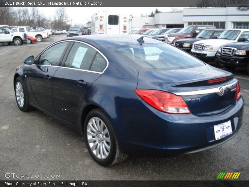 Majestic Blue Metallic / Ebony 2011 Buick Regal CXL