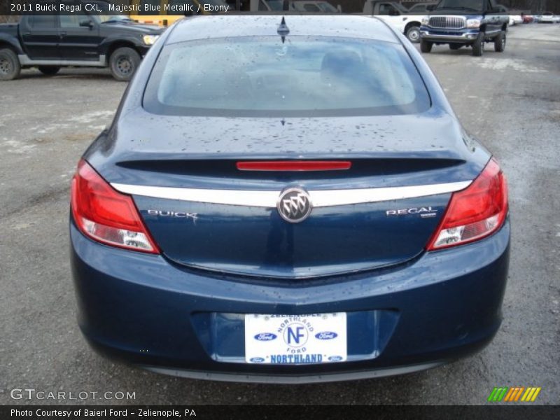 Majestic Blue Metallic / Ebony 2011 Buick Regal CXL