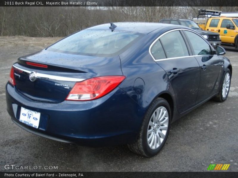 Majestic Blue Metallic / Ebony 2011 Buick Regal CXL