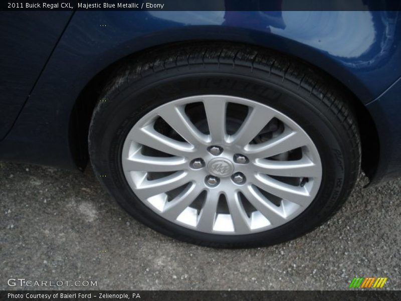 Majestic Blue Metallic / Ebony 2011 Buick Regal CXL