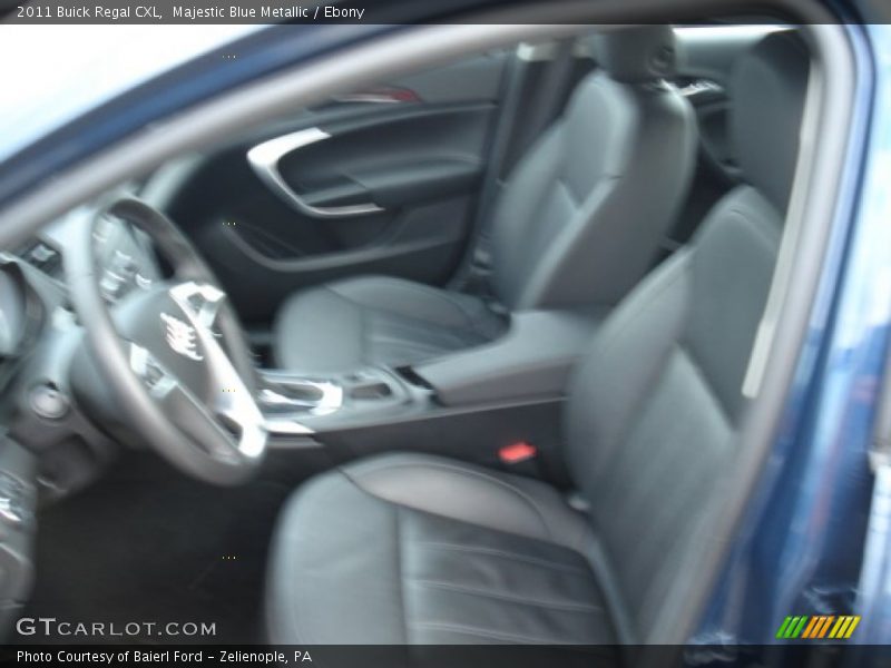 Majestic Blue Metallic / Ebony 2011 Buick Regal CXL