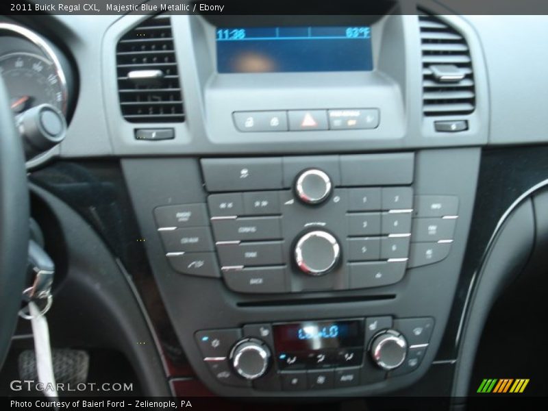 Majestic Blue Metallic / Ebony 2011 Buick Regal CXL
