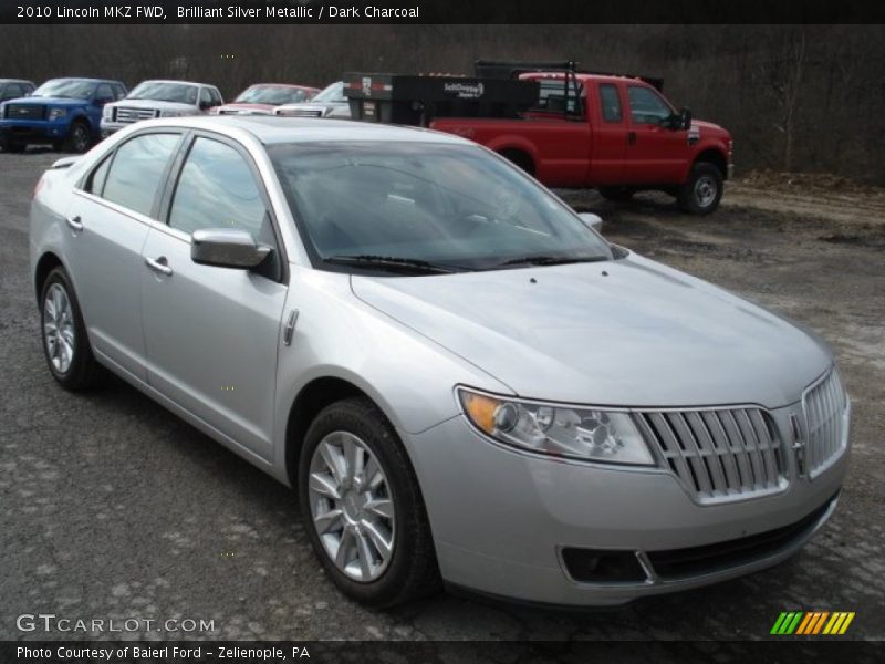 Brilliant Silver Metallic / Dark Charcoal 2010 Lincoln MKZ FWD