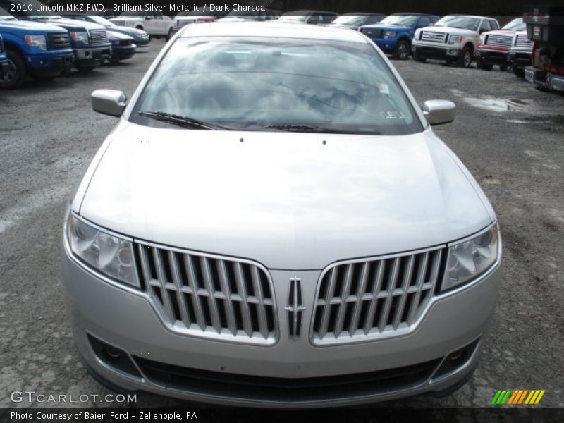 Brilliant Silver Metallic / Dark Charcoal 2010 Lincoln MKZ FWD