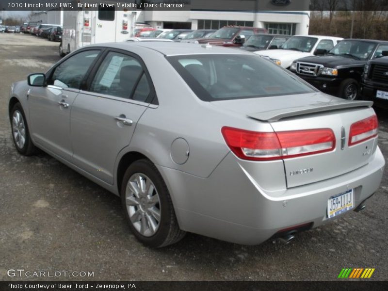 Brilliant Silver Metallic / Dark Charcoal 2010 Lincoln MKZ FWD