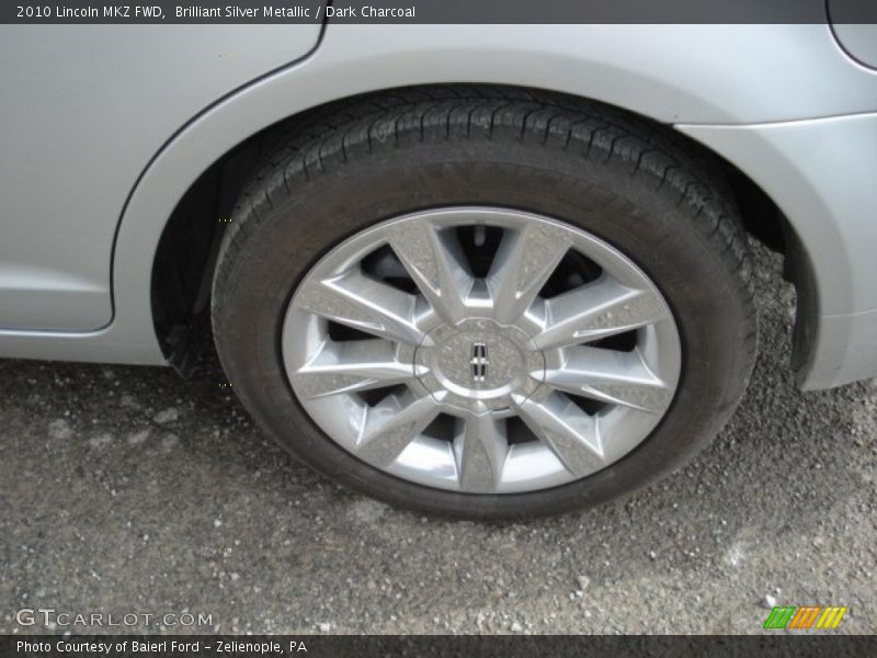 Brilliant Silver Metallic / Dark Charcoal 2010 Lincoln MKZ FWD
