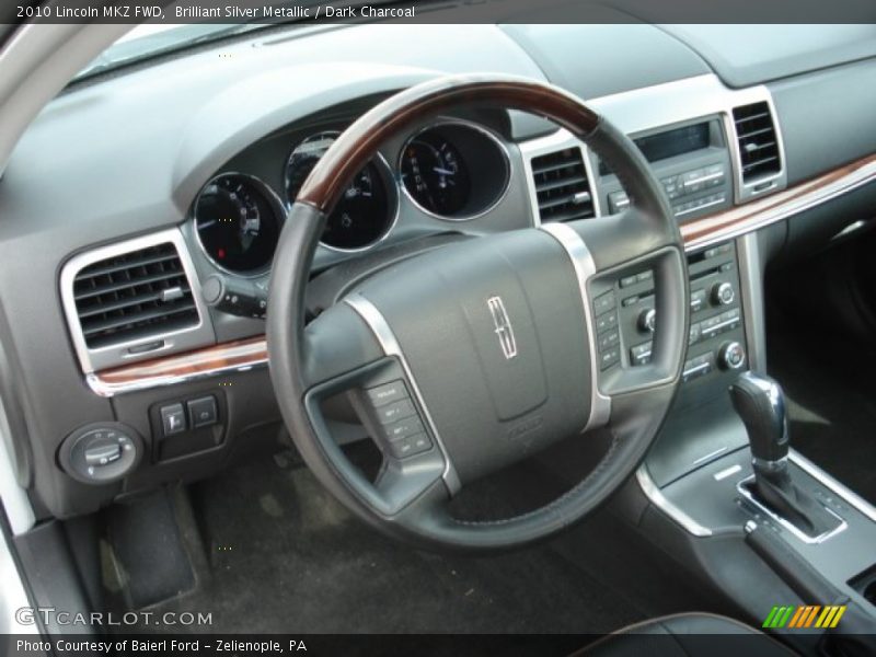 Brilliant Silver Metallic / Dark Charcoal 2010 Lincoln MKZ FWD