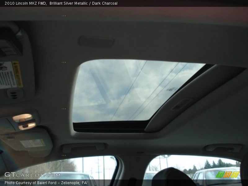 Brilliant Silver Metallic / Dark Charcoal 2010 Lincoln MKZ FWD