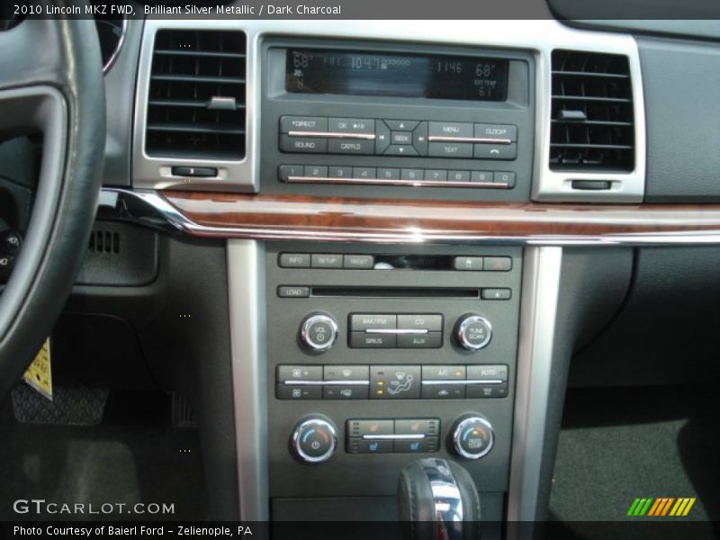 Brilliant Silver Metallic / Dark Charcoal 2010 Lincoln MKZ FWD