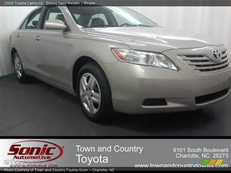 Desert Sand Metallic / Bisque 2009 Toyota Camry LE