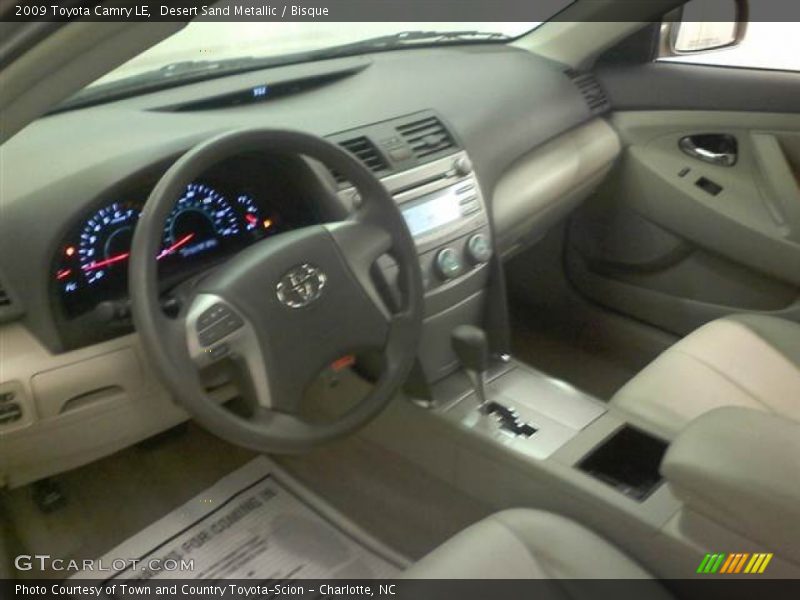 Desert Sand Metallic / Bisque 2009 Toyota Camry LE