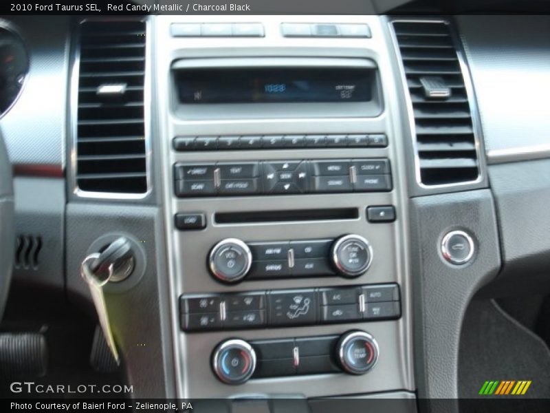 Red Candy Metallic / Charcoal Black 2010 Ford Taurus SEL