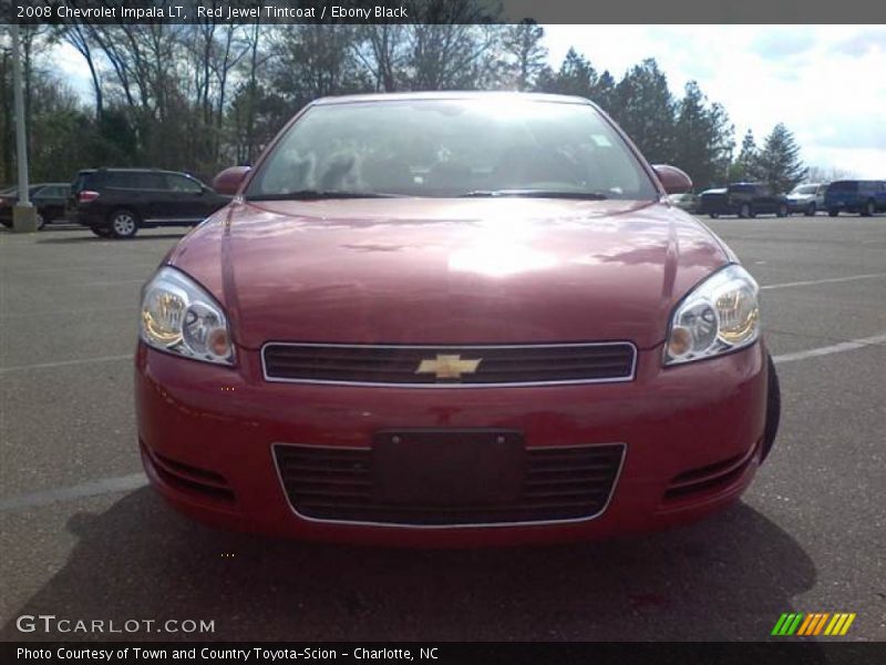 Red Jewel Tintcoat / Ebony Black 2008 Chevrolet Impala LT