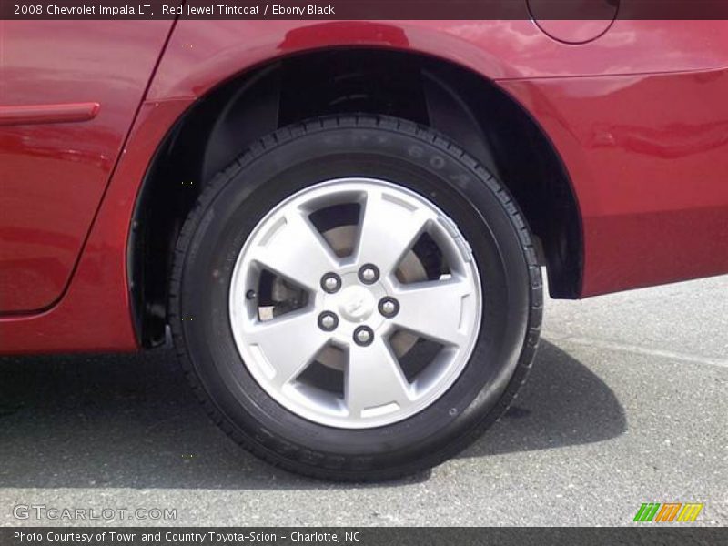 Red Jewel Tintcoat / Ebony Black 2008 Chevrolet Impala LT