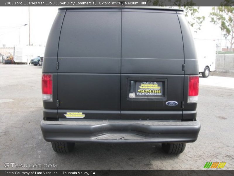 Oxford White / Medium Flint 2003 Ford E Series Van E350 Super Duty Commercial