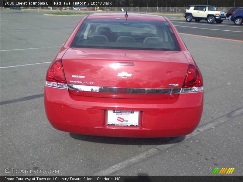 Red Jewel Tintcoat / Ebony Black 2008 Chevrolet Impala LT