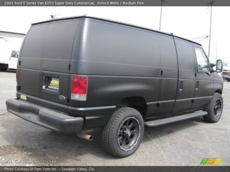 Oxford White / Medium Flint 2003 Ford E Series Van E350 Super Duty Commercial