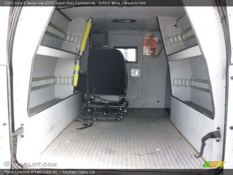 Oxford White / Medium Flint 2003 Ford E Series Van E350 Super Duty Commercial
