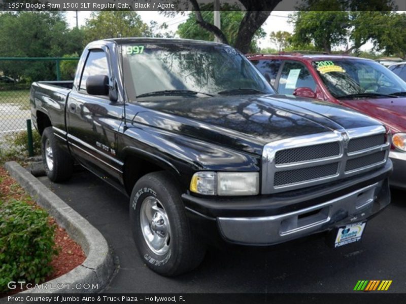Black / Agate 1997 Dodge Ram 1500 SLT Regular Cab