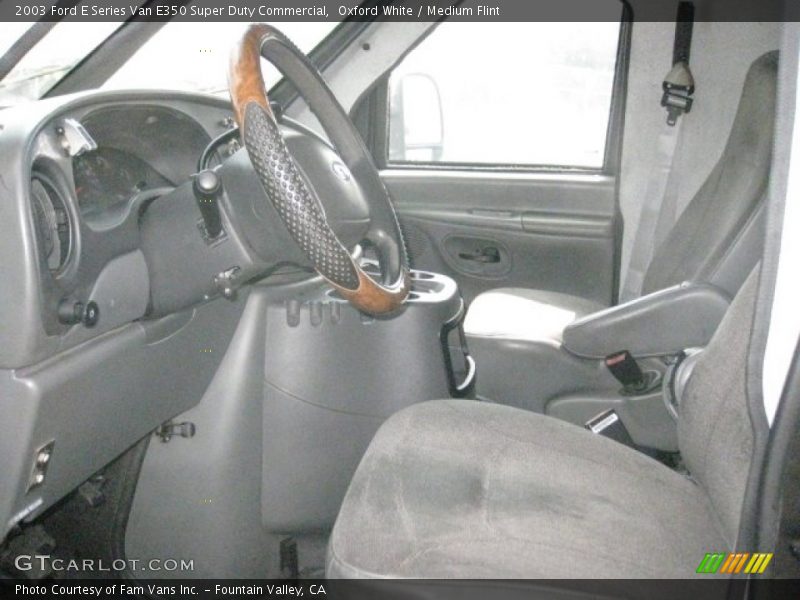 Oxford White / Medium Flint 2003 Ford E Series Van E350 Super Duty Commercial