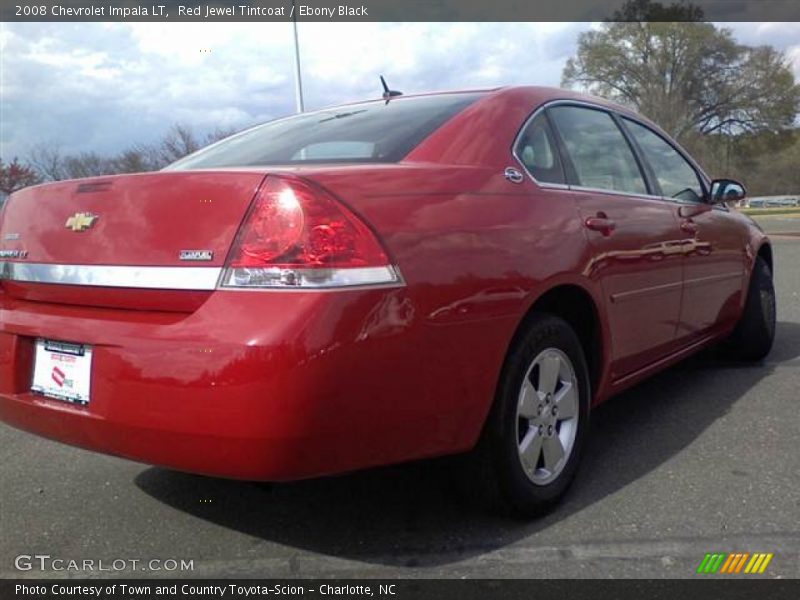 Red Jewel Tintcoat / Ebony Black 2008 Chevrolet Impala LT