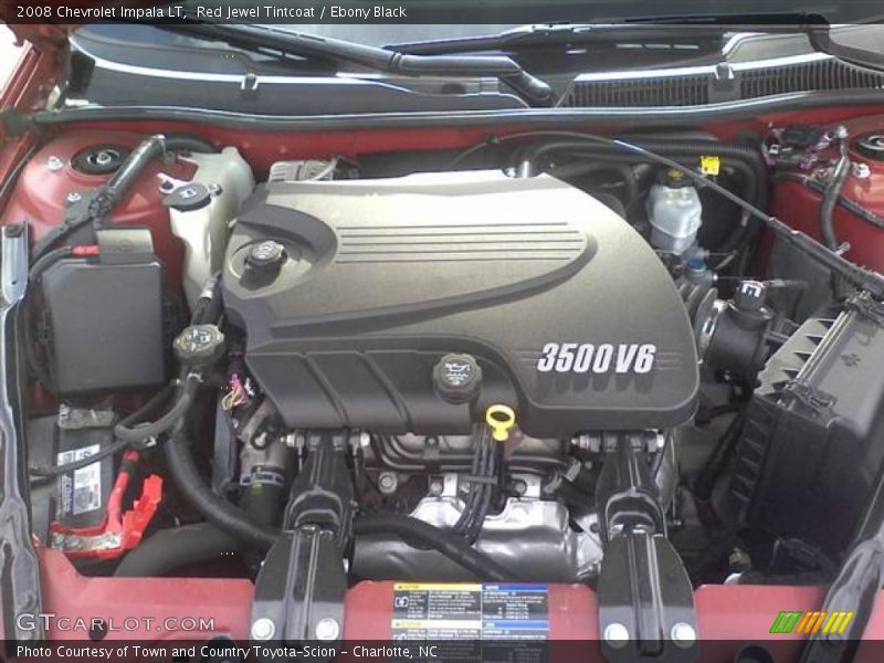 Red Jewel Tintcoat / Ebony Black 2008 Chevrolet Impala LT