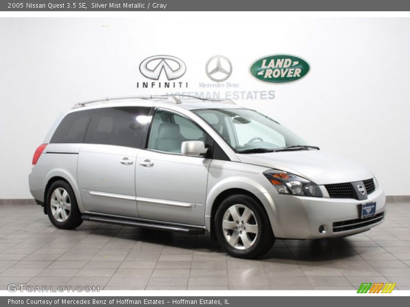 Silver Mist Metallic / Gray 2005 Nissan Quest 3.5 SE