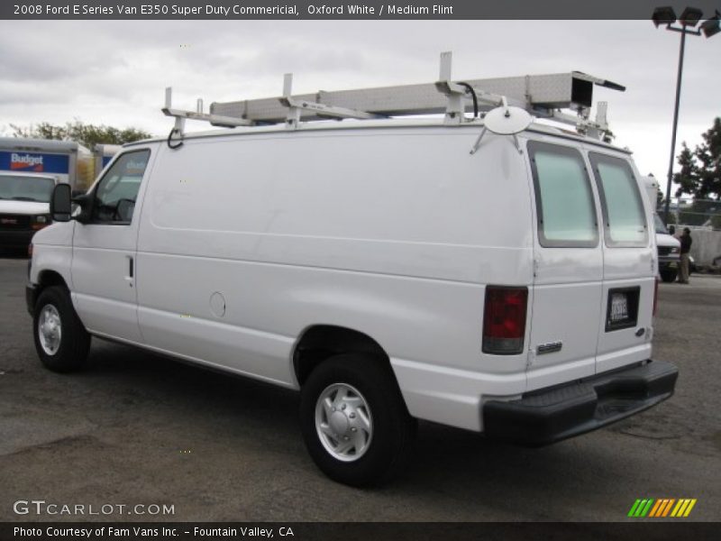 Oxford White / Medium Flint 2008 Ford E Series Van E350 Super Duty Commericial