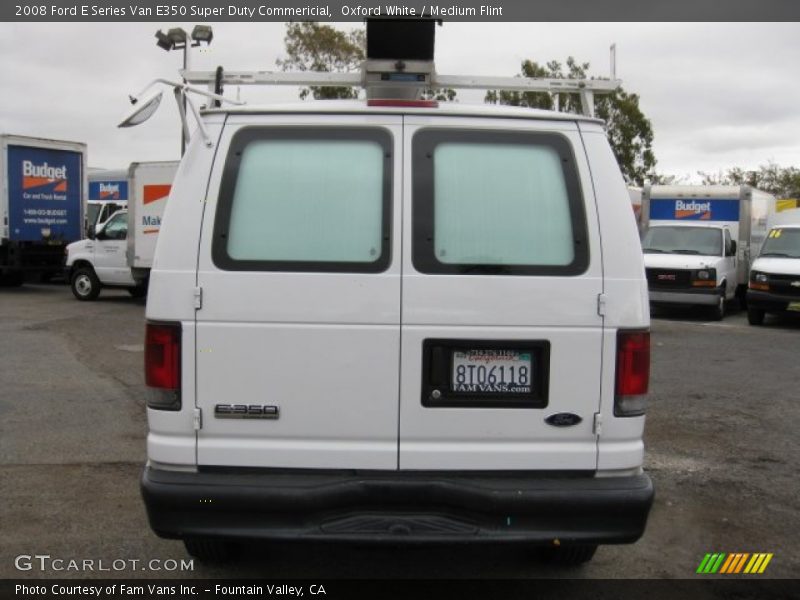 Oxford White / Medium Flint 2008 Ford E Series Van E350 Super Duty Commericial