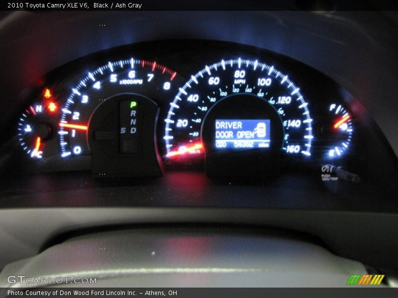 Black / Ash Gray 2010 Toyota Camry XLE V6